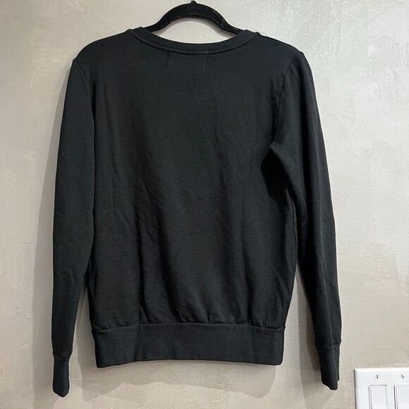 Lingua Franca x Whitney Sweater  Black Pullover Limited Edition Stateside S NEW - Picture 2 of 2